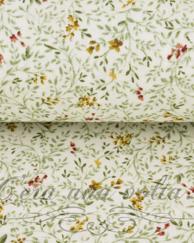 Set 8 Pz Tessuto Patchwork Green