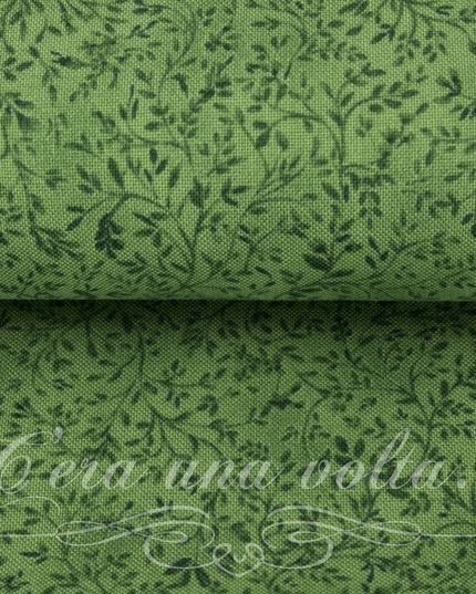 Set 8 Pz Tessuto Patchwork Green