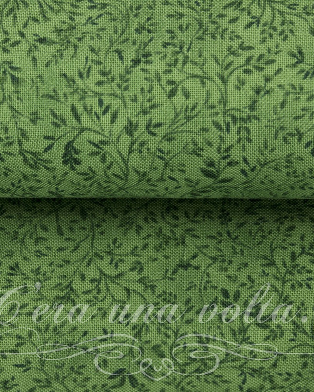 Set 8 Pz Tessuto Patchwork Green