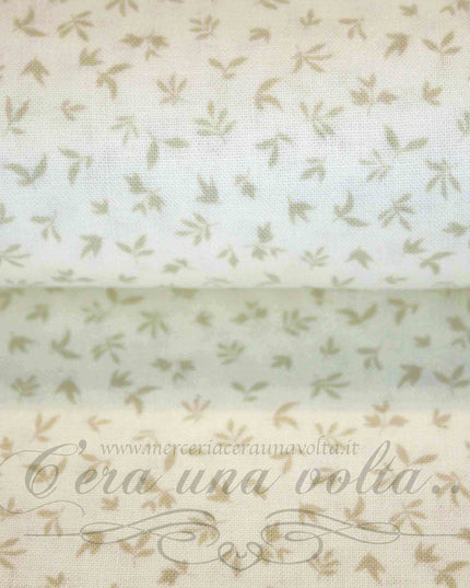 Set 8 Pz Tessuto Patchwork Green