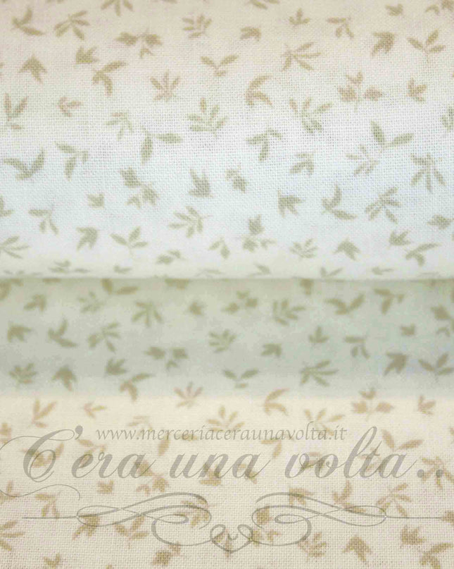 Set 8 Pz Tessuto Patchwork Green