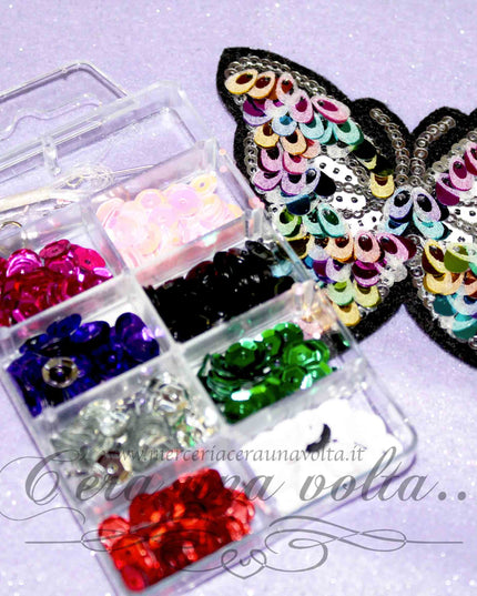 Paillettes in scatola