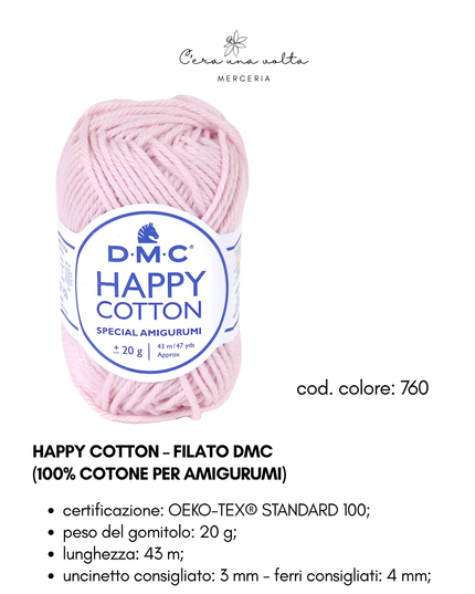 Happy Cotton – Filato DMC (100% cotone per amigurumi)