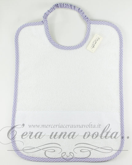 Bavaglino asilo con elastico vichy