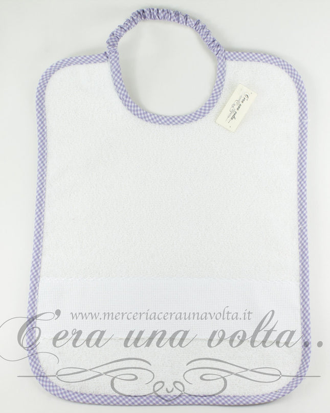 Bavaglino asilo con elastico vichy