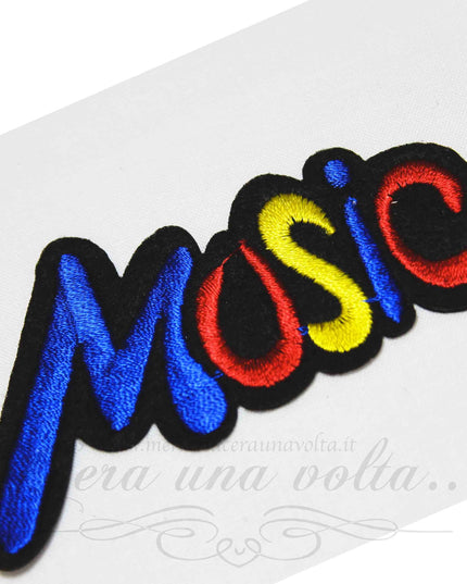 Applicazione termo adesiva Music