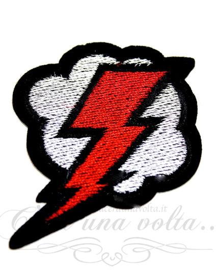 Etichetta termo adesiva Lighting bolt