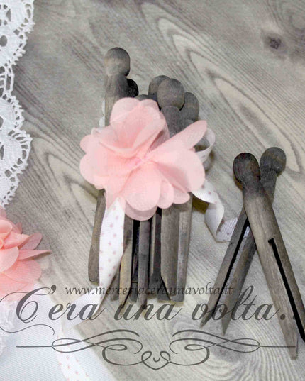 Set 8 mollette americane in legno