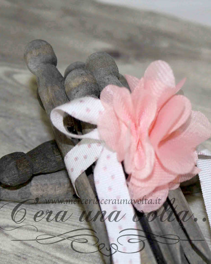 Set 8 mollette americane in legno