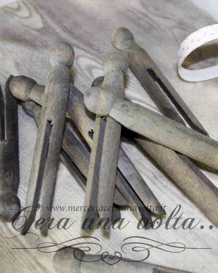 Set 8 mollette americane in legno