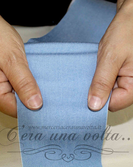 Fettuccia in Jeans elasticizzata