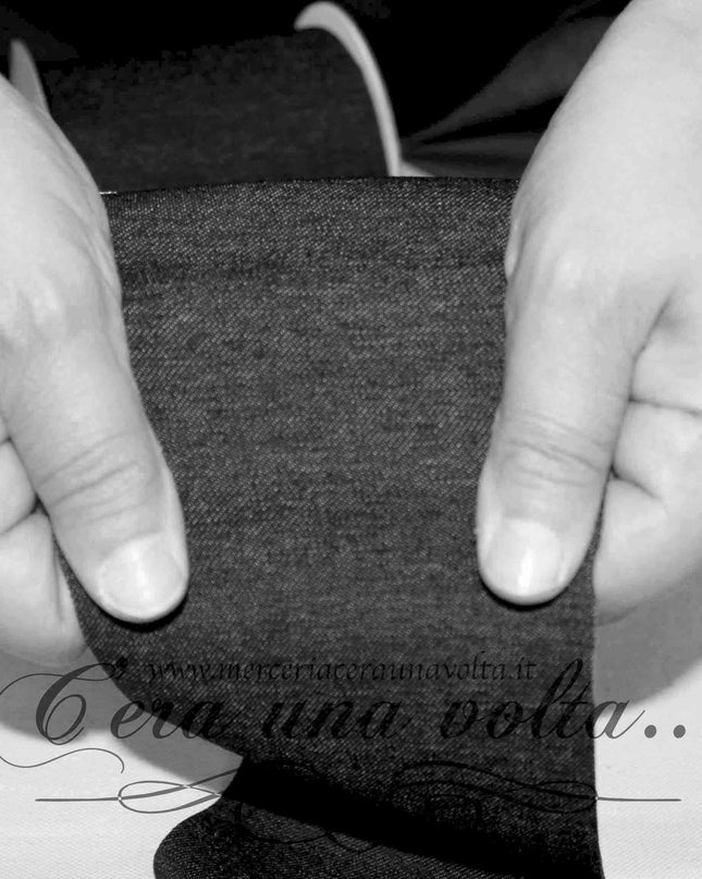 Fettuccia in Jeans elasticizzata