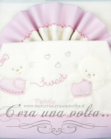 Lenzuolo lettino orsetti