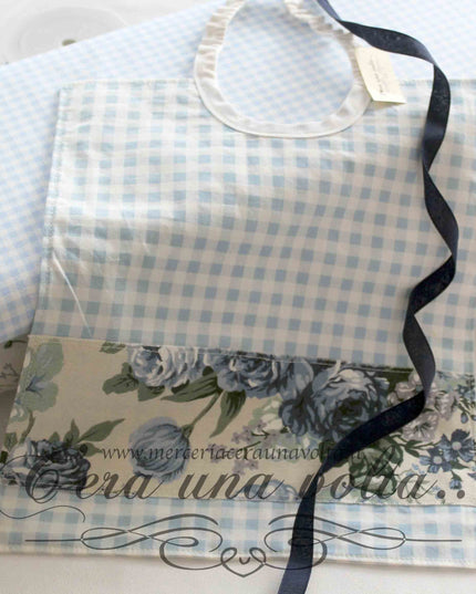 Bavaglino con elastico Vichy