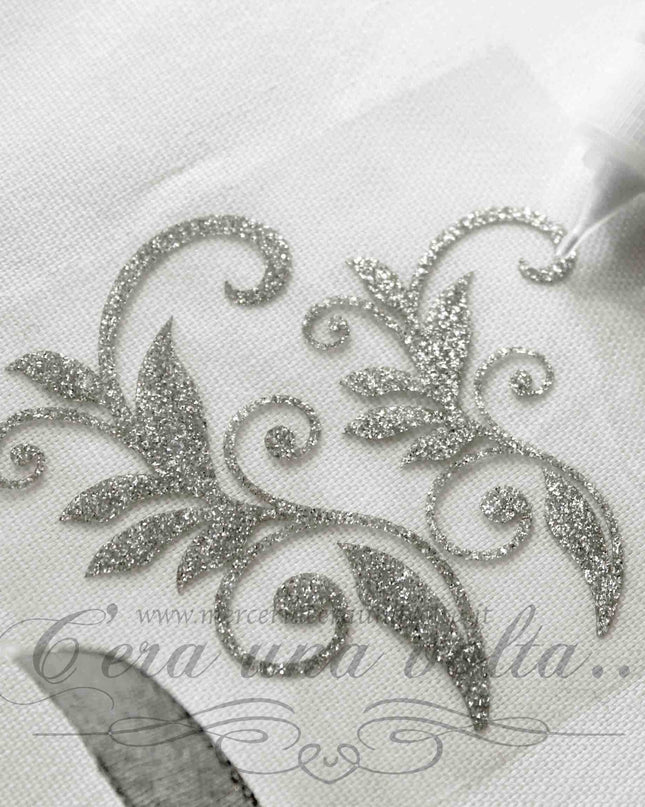 Pennarello Glitter Argento per tessuti