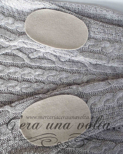 Toppe in maglina per gomiti