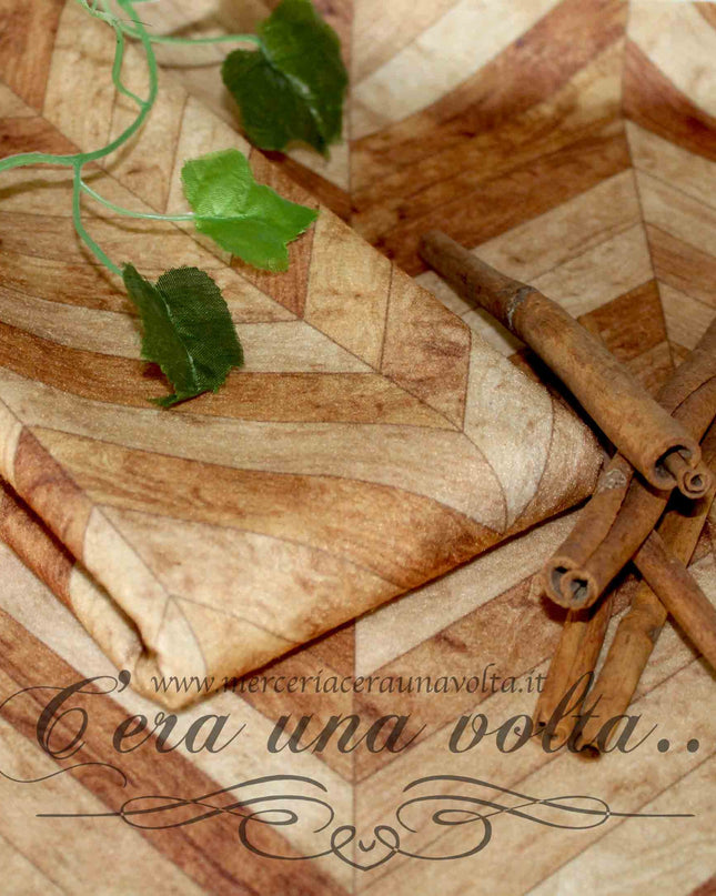 Cm 87 x 50 Pannolenci Parquet Wood