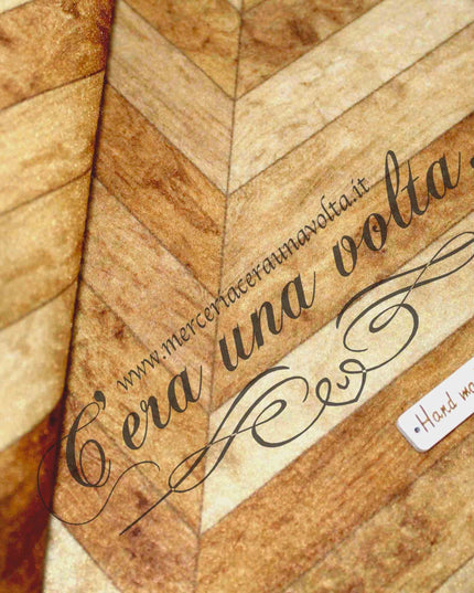 Cm 87 x 50 Pannolenci Parquet Wood