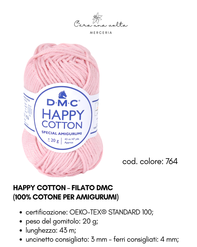 DMC Happy Cotton – Filato 100% cotone per amigurumi