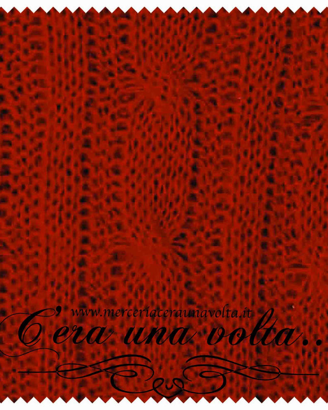 Taglio di tessuto con motivo a treccia