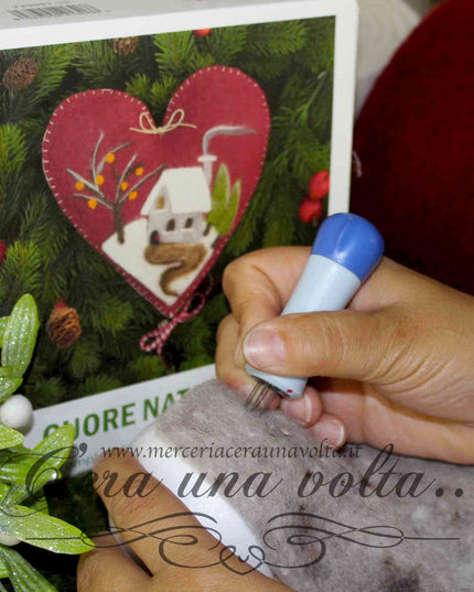 Lana cardata per infeltrimento