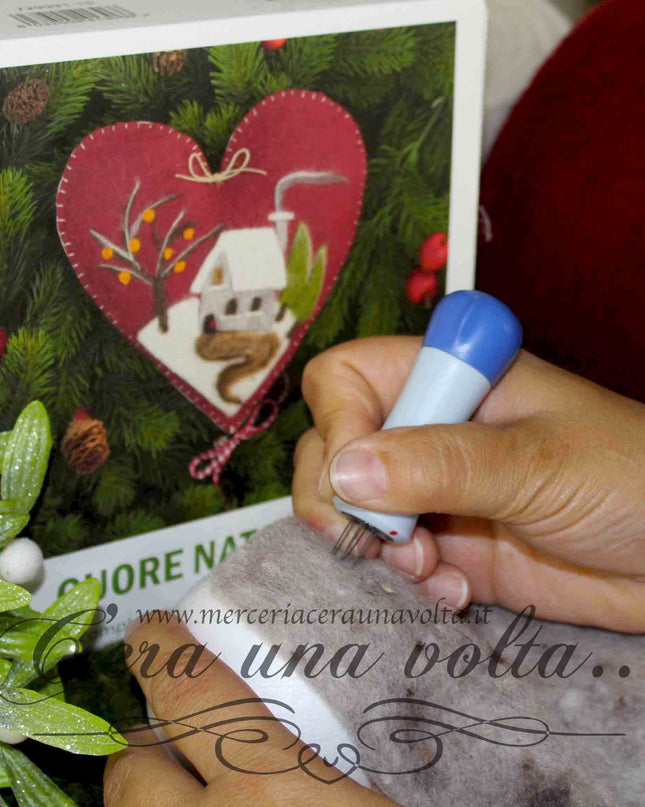 Lana cardata per infeltrimento