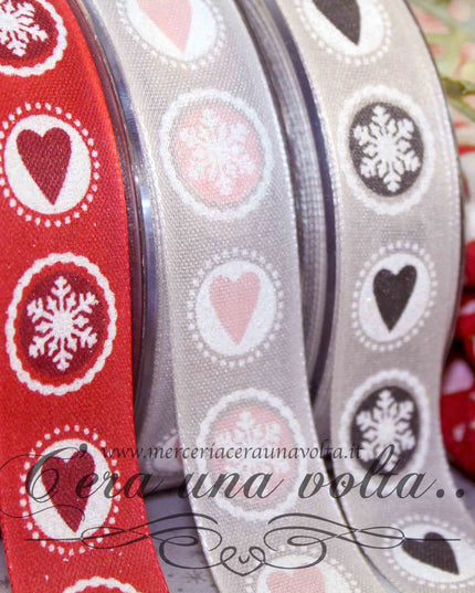 Nastro Snow and Hearts