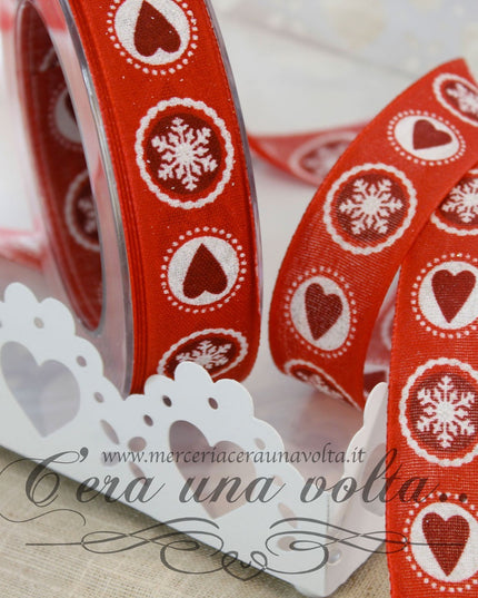 Nastro Snow and Hearts