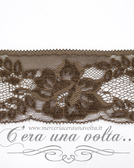 Pizzo in tulle rose h 7 cm