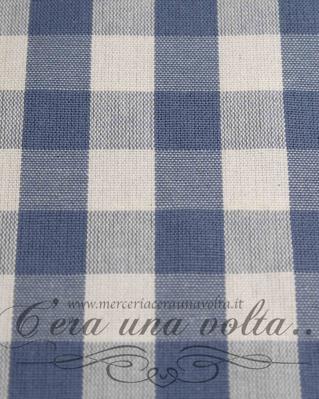 Tessuto in cotone country squares