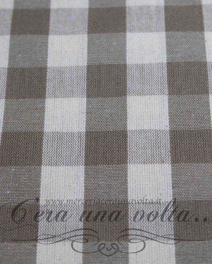 Tessuto in cotone country squares