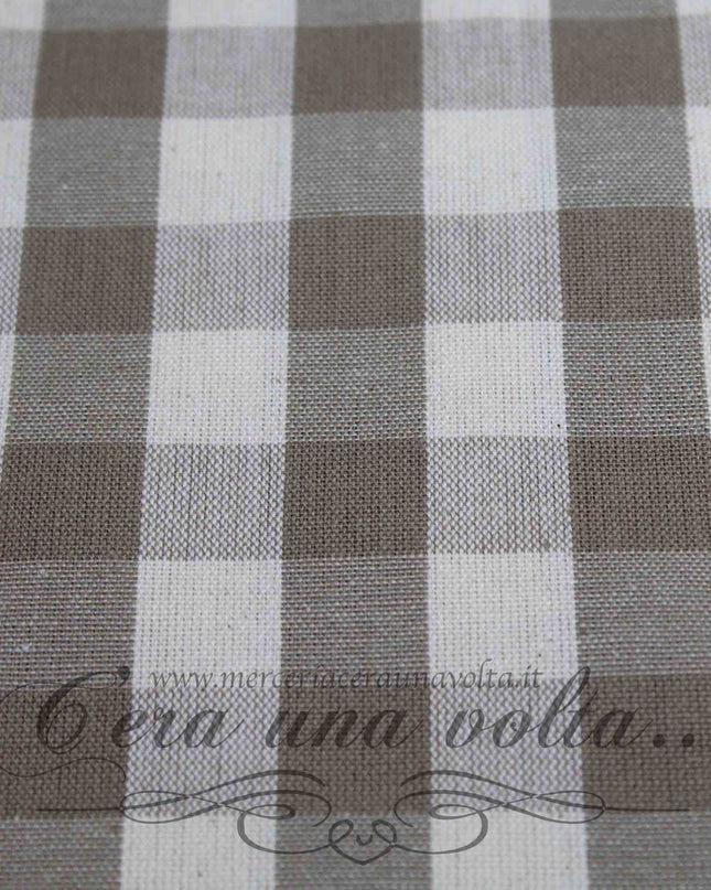 Tessuto in cotone country squares