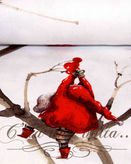 Tessuto Babbo Natale