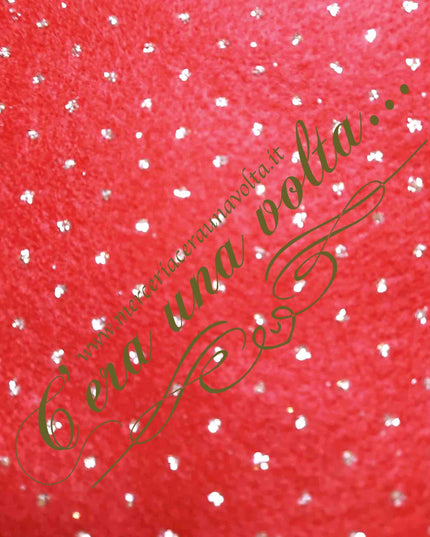 Cm 40 x 50 Pannolenci Glitter a Pois