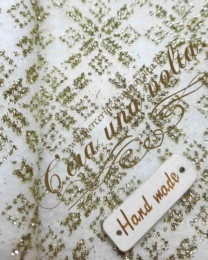 Cm 40 x 50 Pannolenci Glitter Stampato