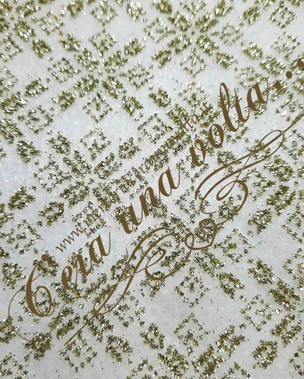 Cm 40 x 50 Pannolenci Glitter Stampato