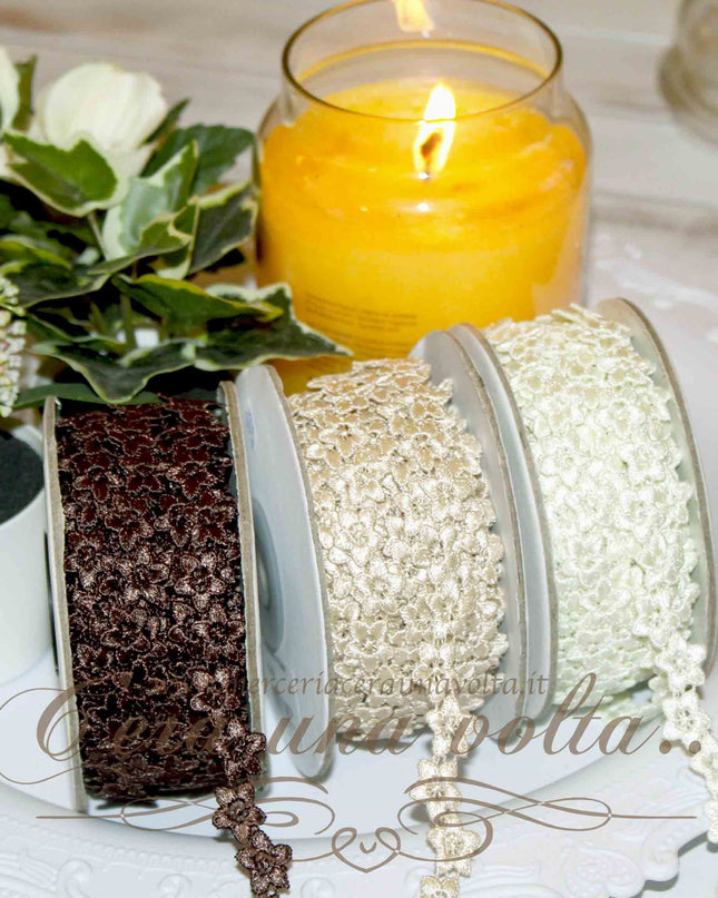 Pizzo Macramé Fleurs