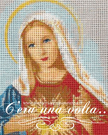 Kit ricamo mezzopunto Madonna