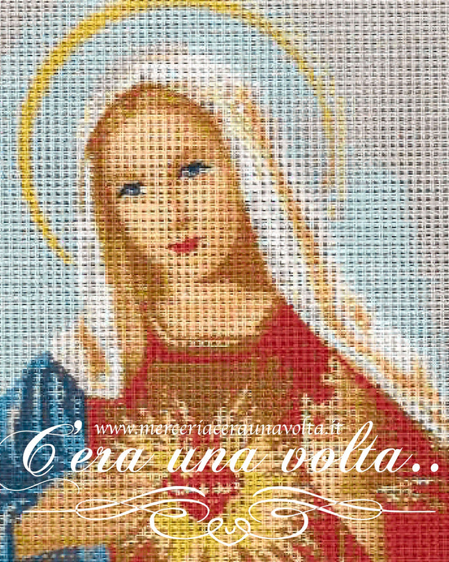 Kit ricamo mezzopunto Madonna