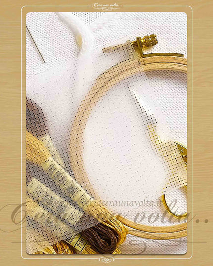 Soluble Canvas per ricamo 5,5 Pti/cm - 14 ct