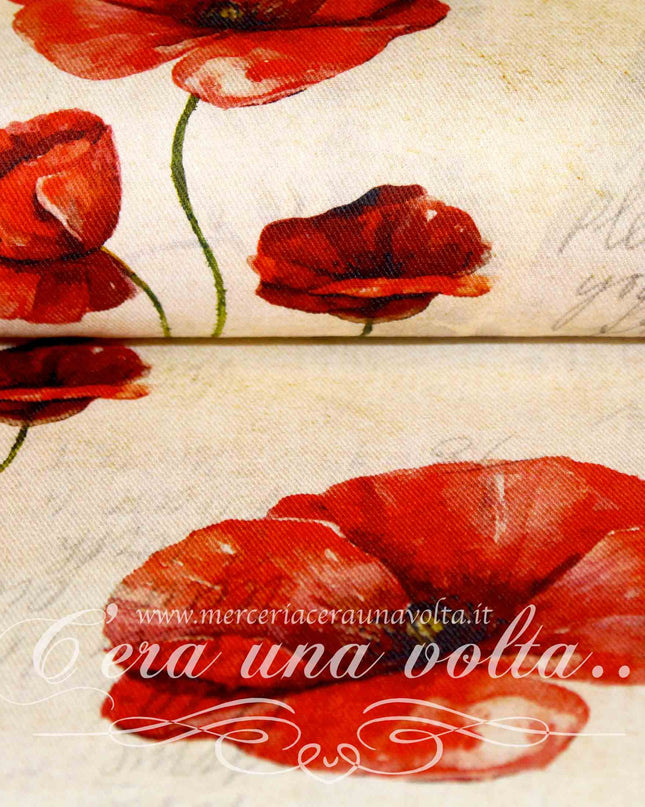Tessuto Poppies