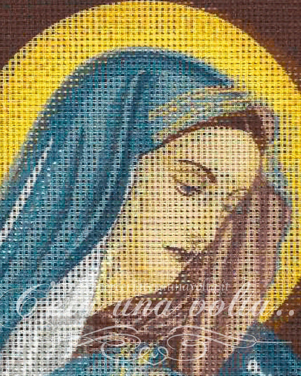 Kit ricamo mezzopunto Madonnina