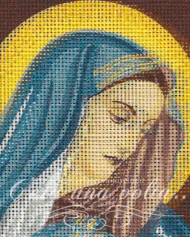 Kit ricamo mezzopunto Madonnina