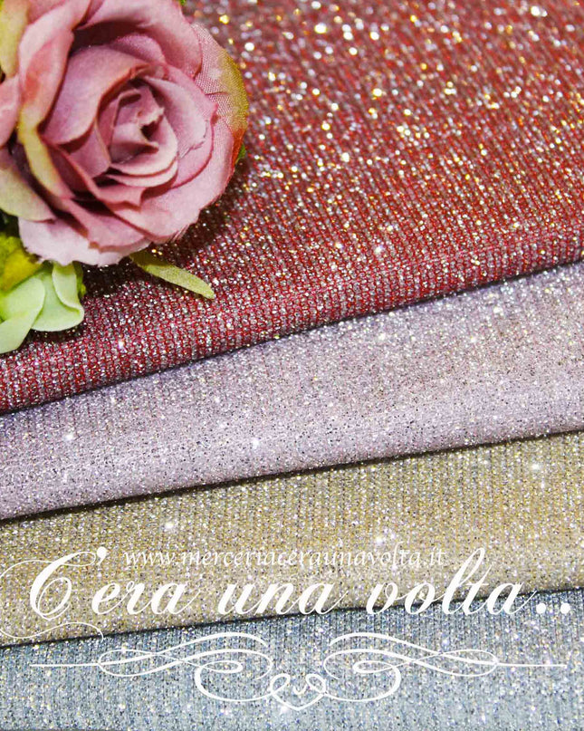 Tessuto Jersey Lurex