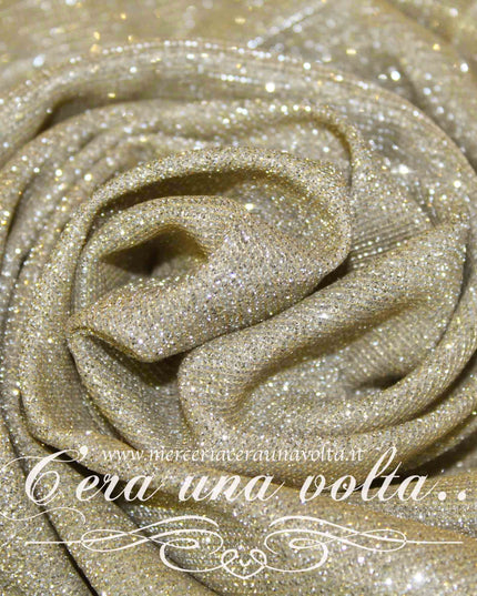 Taglio di Tessuto in Jersey Lurex