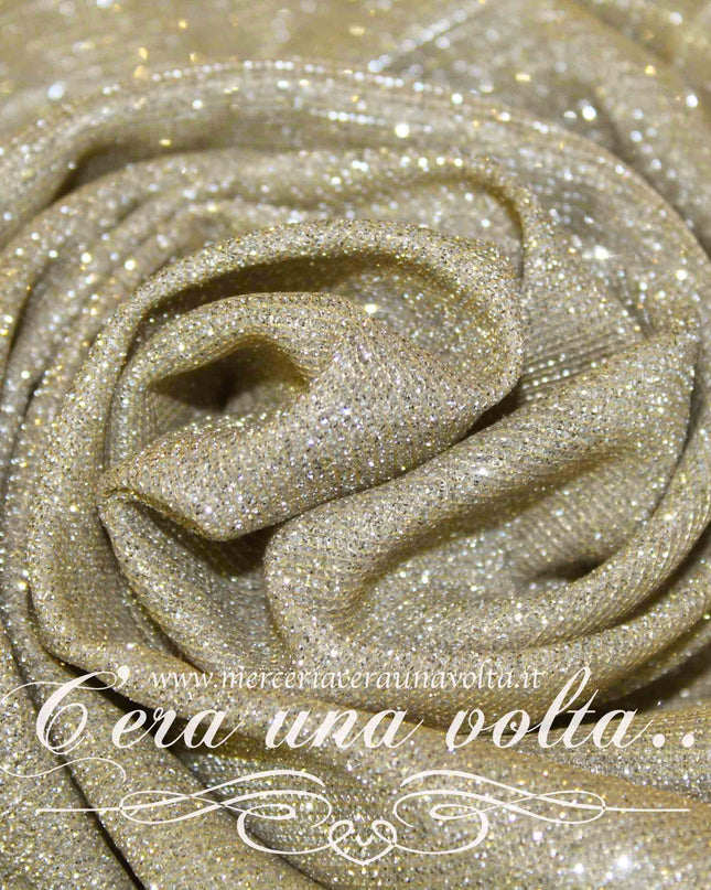 Taglio di Tessuto in Jersey Lurex