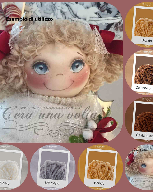 Filato per Capelli bambole Bouclè