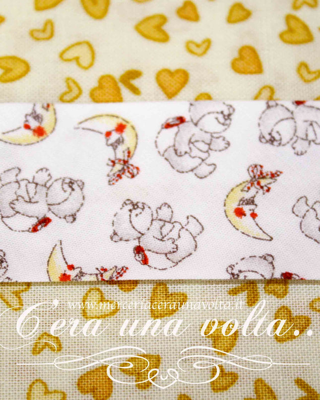 Sbieco di cotone Teddy