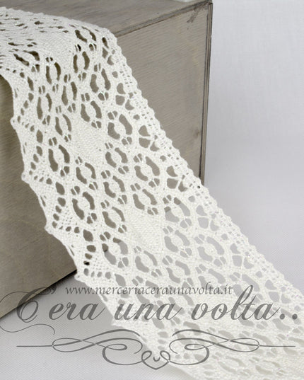 Pizzo alto in cotone