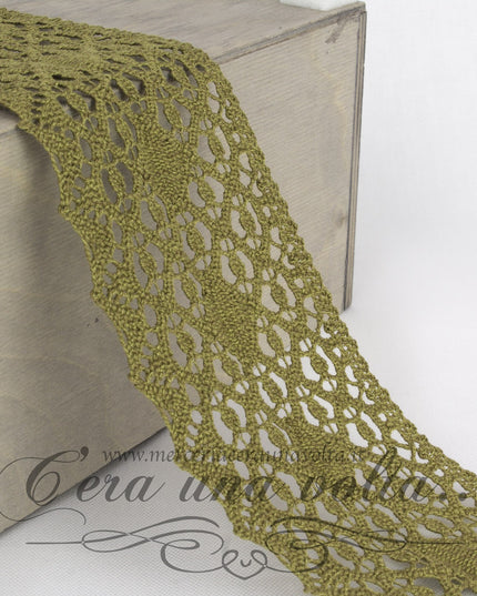 Pizzo alto in cotone